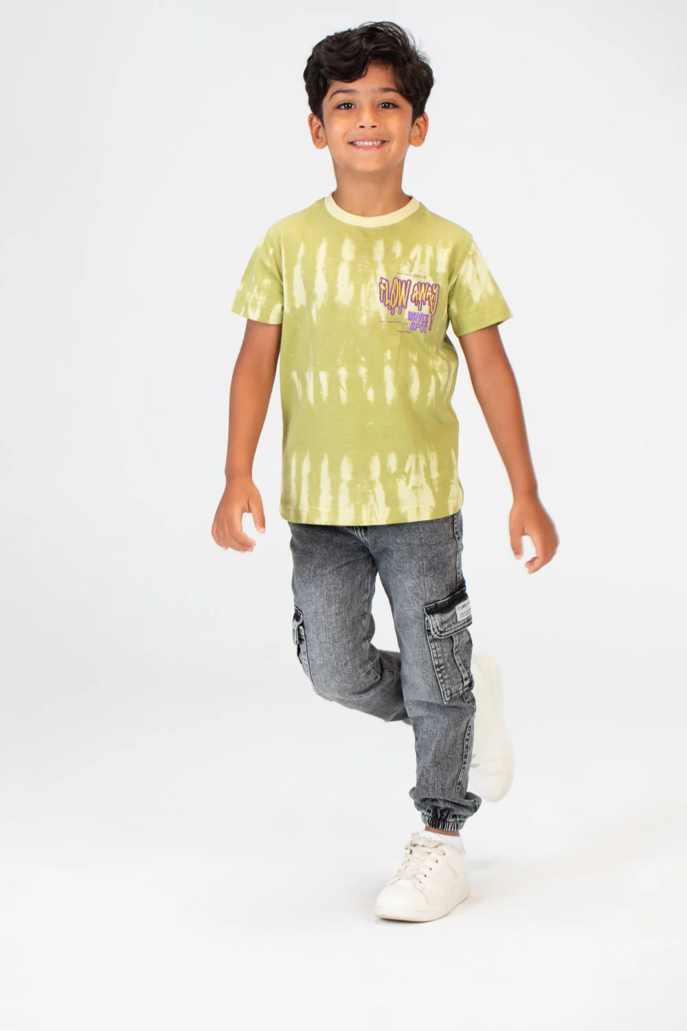 Boys Round Neck T-shirt Printed With Cheerful Colors And Practical Material - Image 4