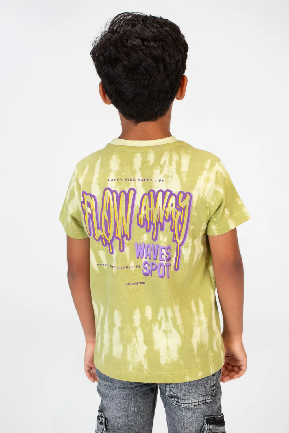 Boys Round Neck T-shirt Printed With Cheerful Colors And Practical Material - Image 5