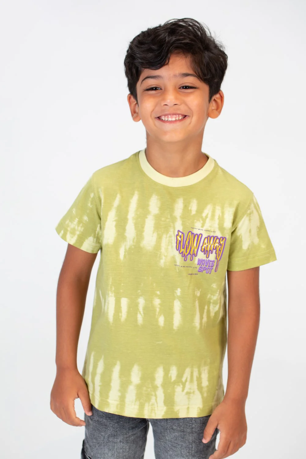 Boys Round Neck T-shirt Printed With Cheerful Colors And Practical Material - Image 6