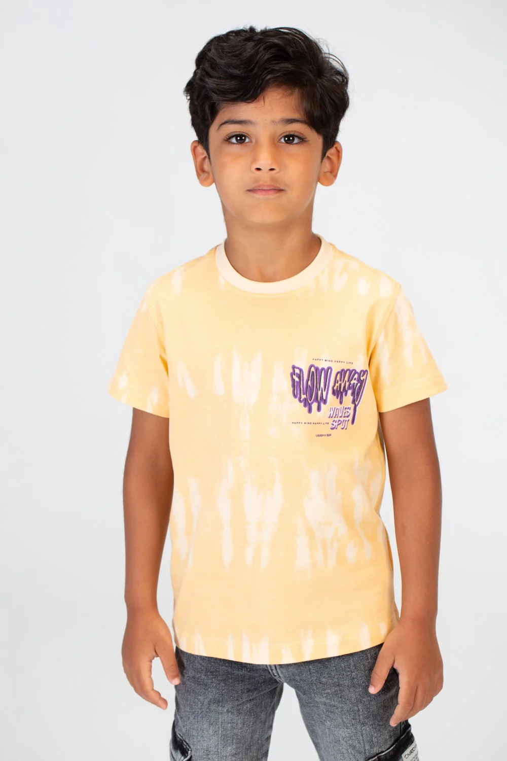 Boys Round Neck T-shirt Printed With Cheerful Colors And Practical Material - Image 9