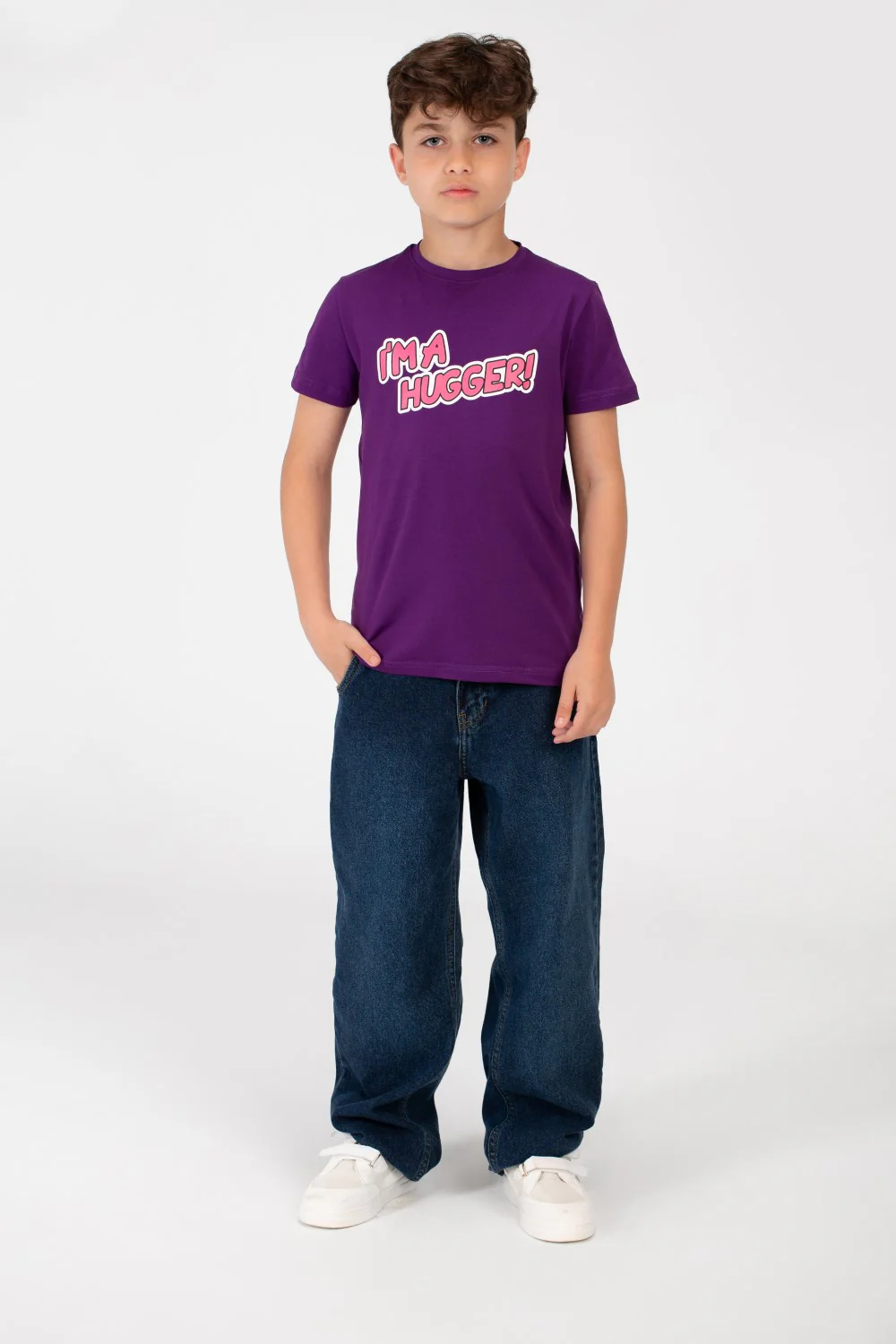 Boys Round T-shirt printed with High Quality Single Lycra Material - Image 12
