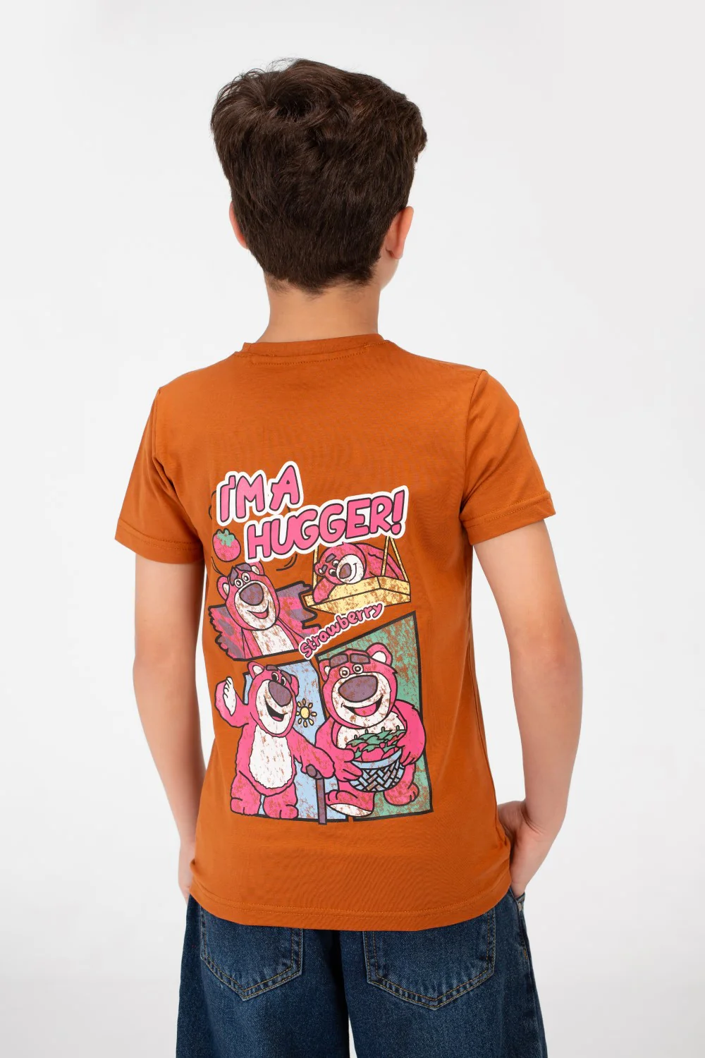 Boys Round T-shirt printed with High Quality Single Lycra Material - Image 14