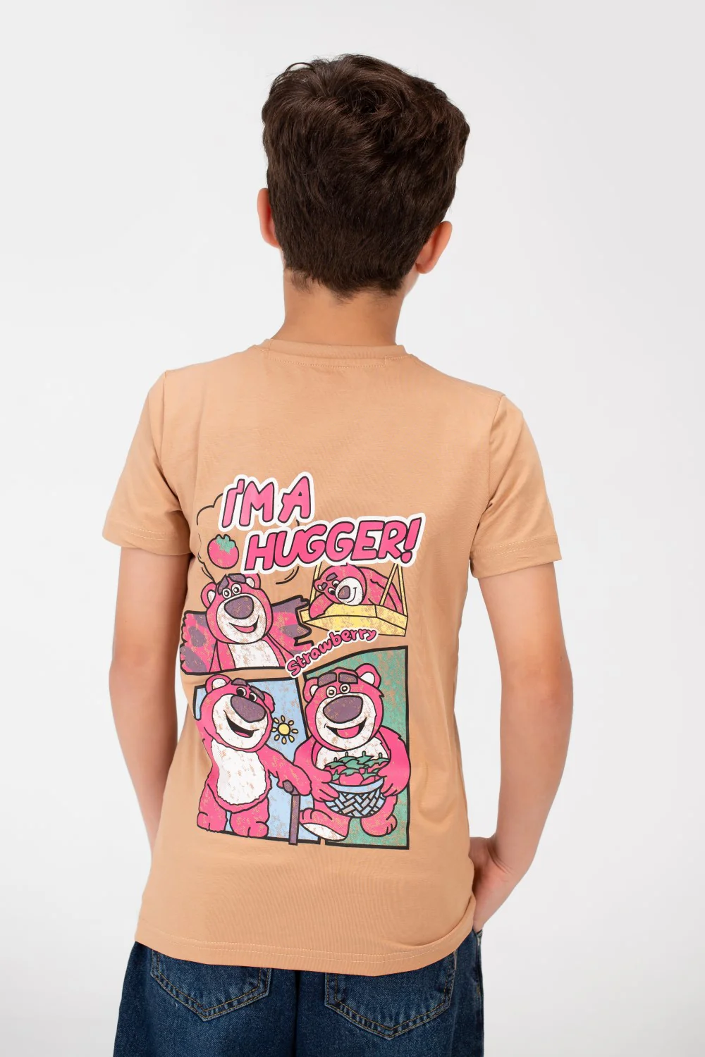 Boys Round T-shirt printed with High Quality Single Lycra Material - Image 2