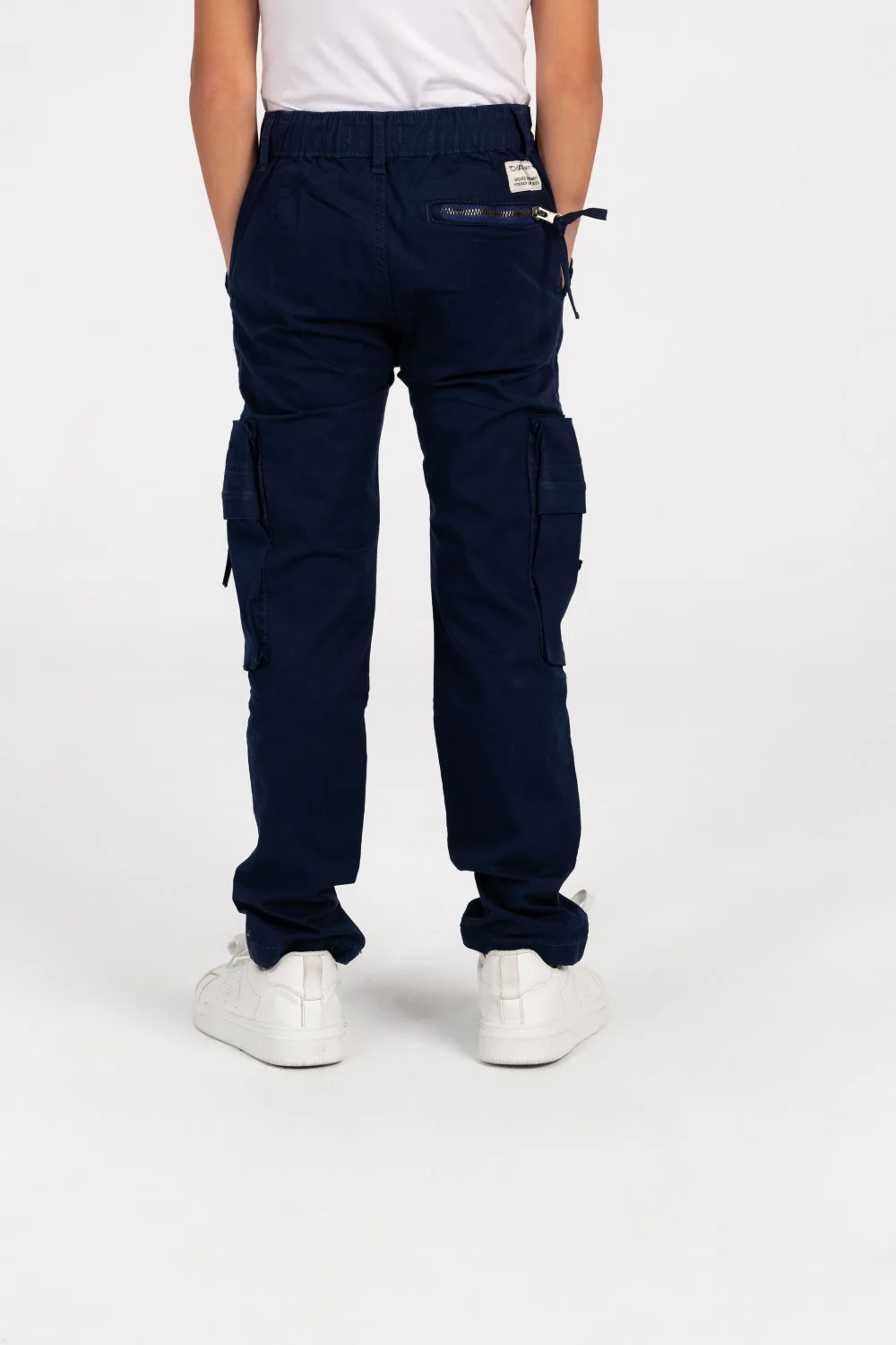 Boy's Sherwal Gabardine Cargo Pants With Pockets - Image 14