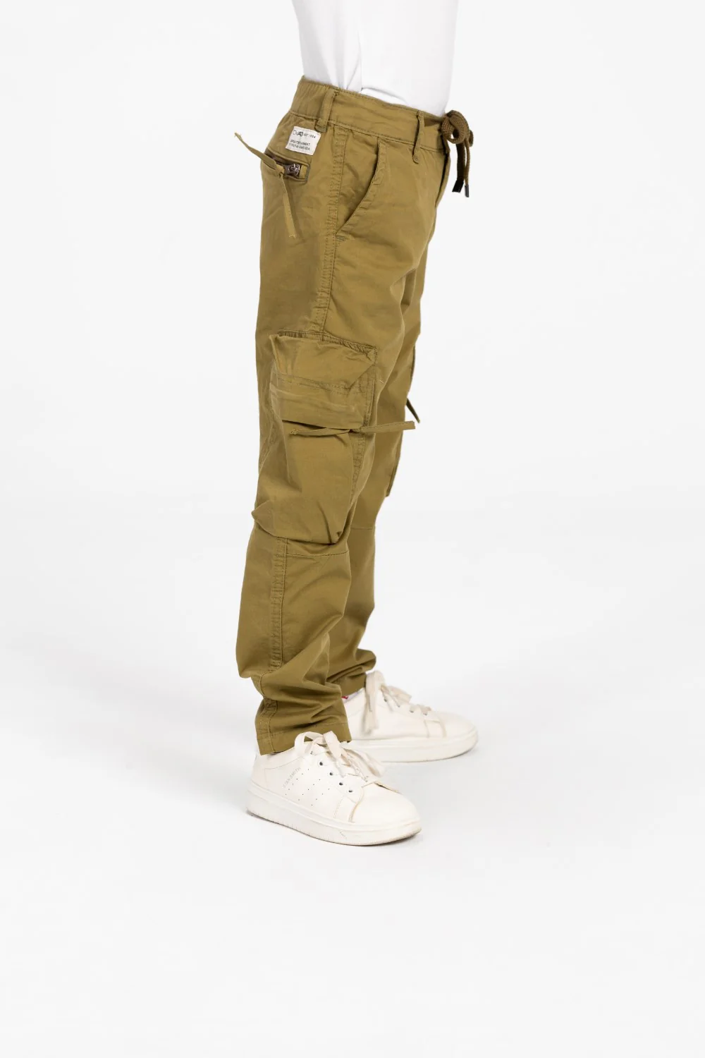 Boy's Sherwal Gabardine Cargo Pants With Pockets - Image 19