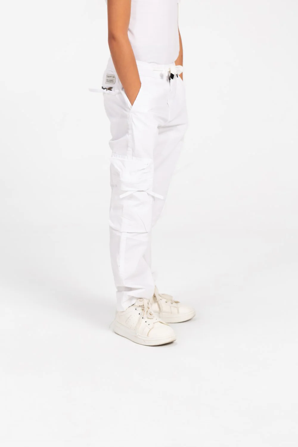 Boy's Sherwal Gabardine Cargo Pants With Pockets - Image 23