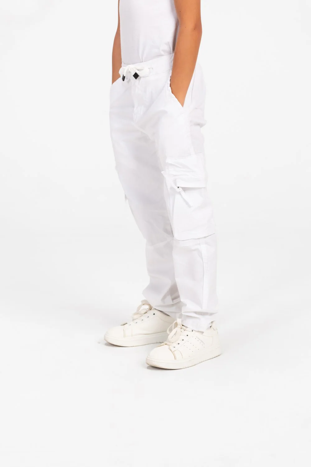 Boy's Sherwal Gabardine Cargo Pants With Pockets - Image 24