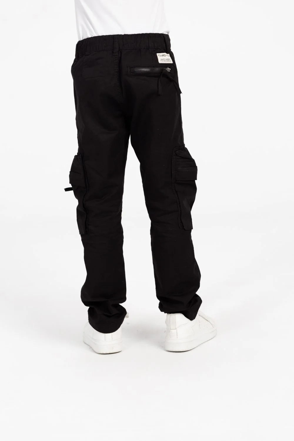 Boy's Sherwal Gabardine Cargo Pants With Pockets - Image 6