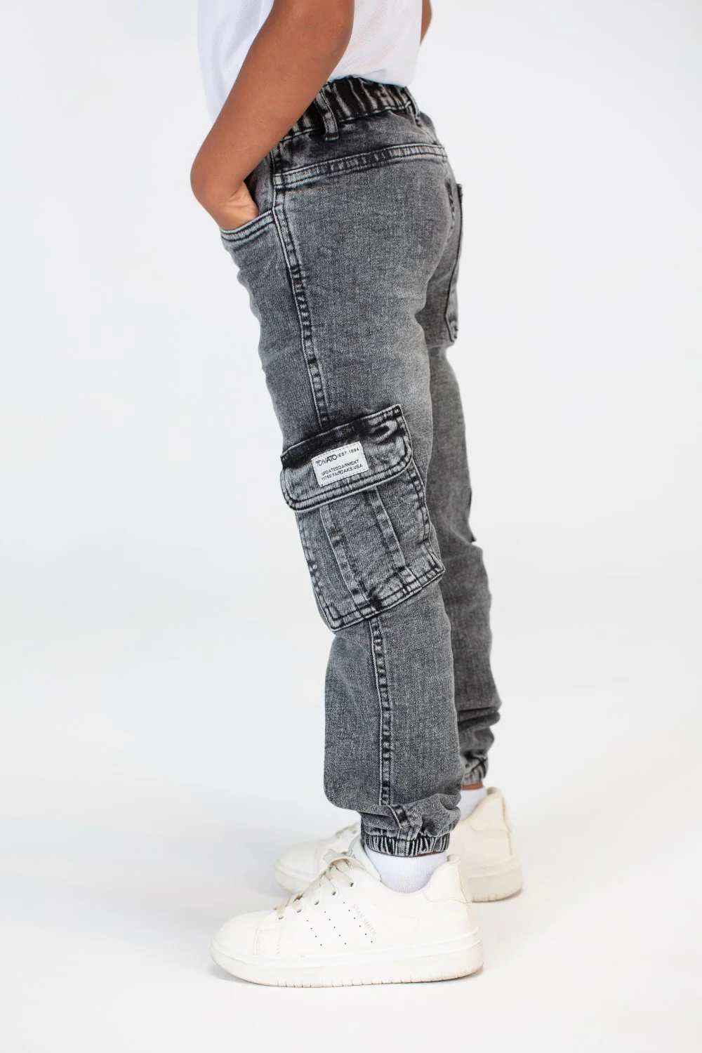 Boys Sherwal Jeans Pants With Side Pockets Modern And Unique - Image 12