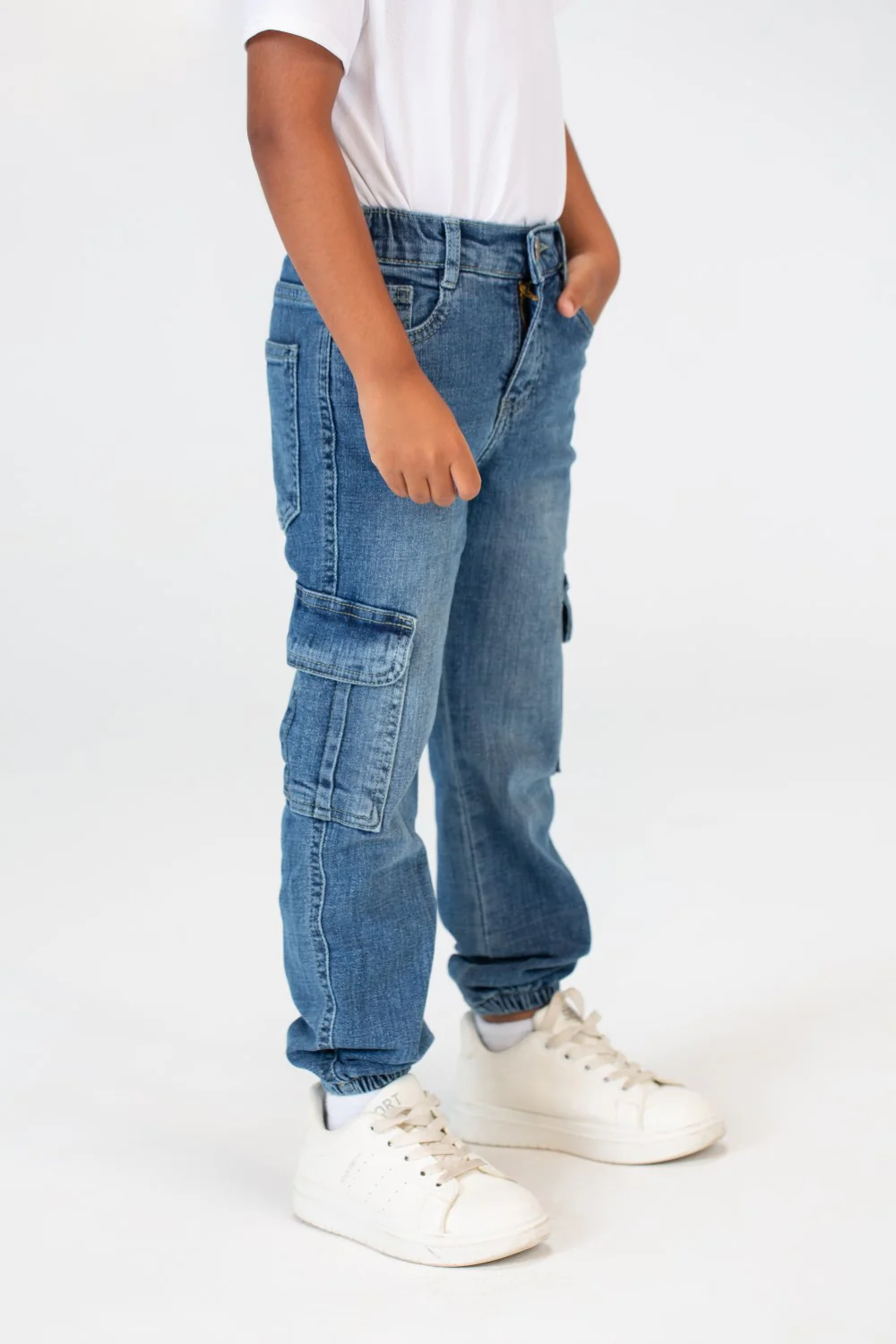 Boys Sherwal Jeans Pants With Side Pockets Modern And Unique - Image 3