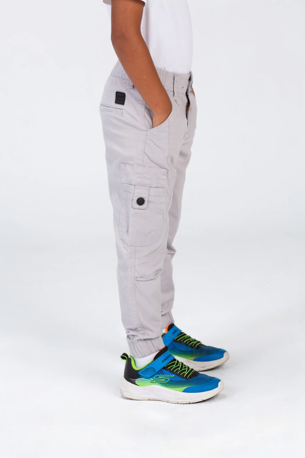 Boys Sherwal Pants With An Elasticated Waistband And Unique Modern Side Pockets - Image 12