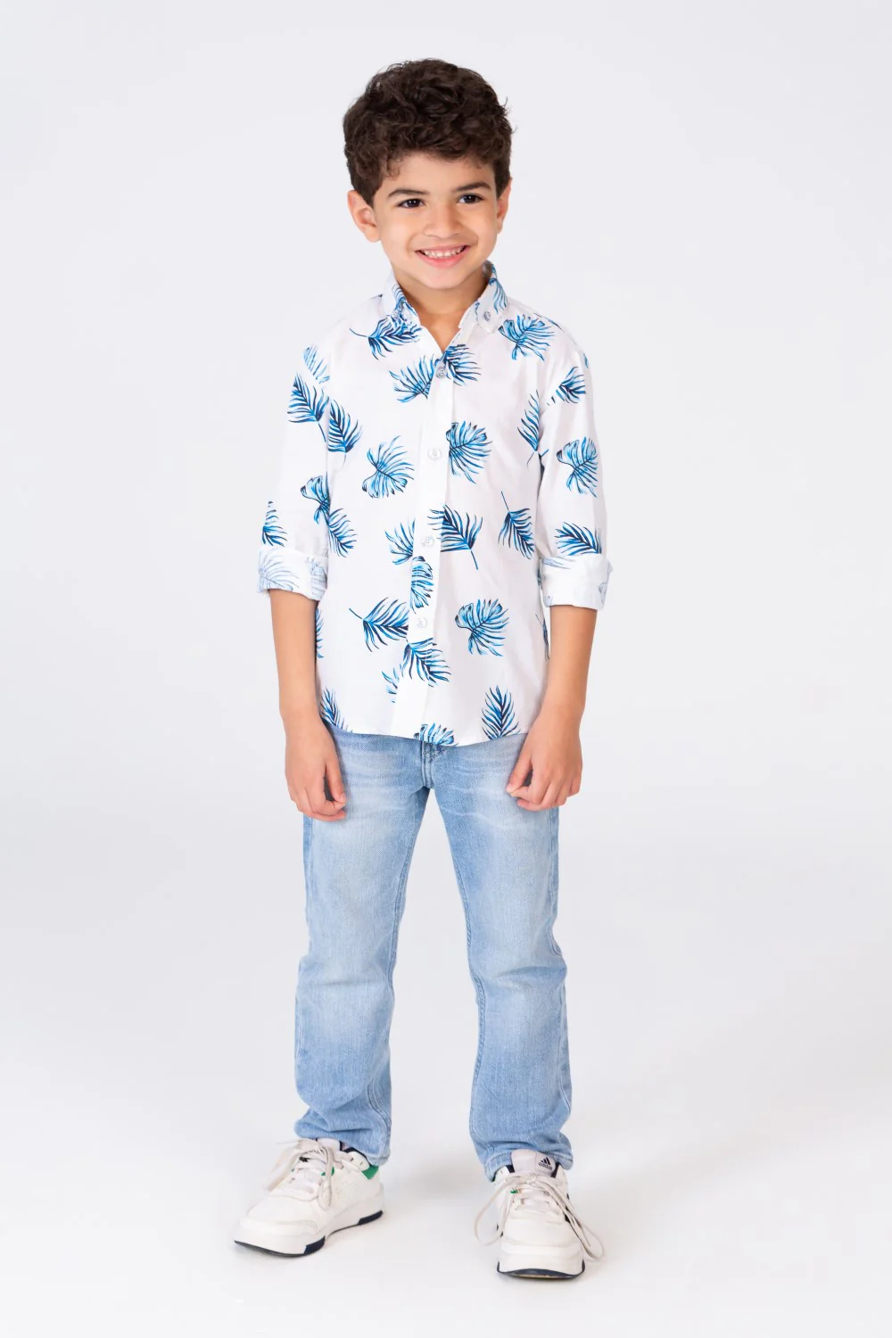 Boys Shirt In Trendy Summer Colors With A Material That Suits Every Day - Image 4