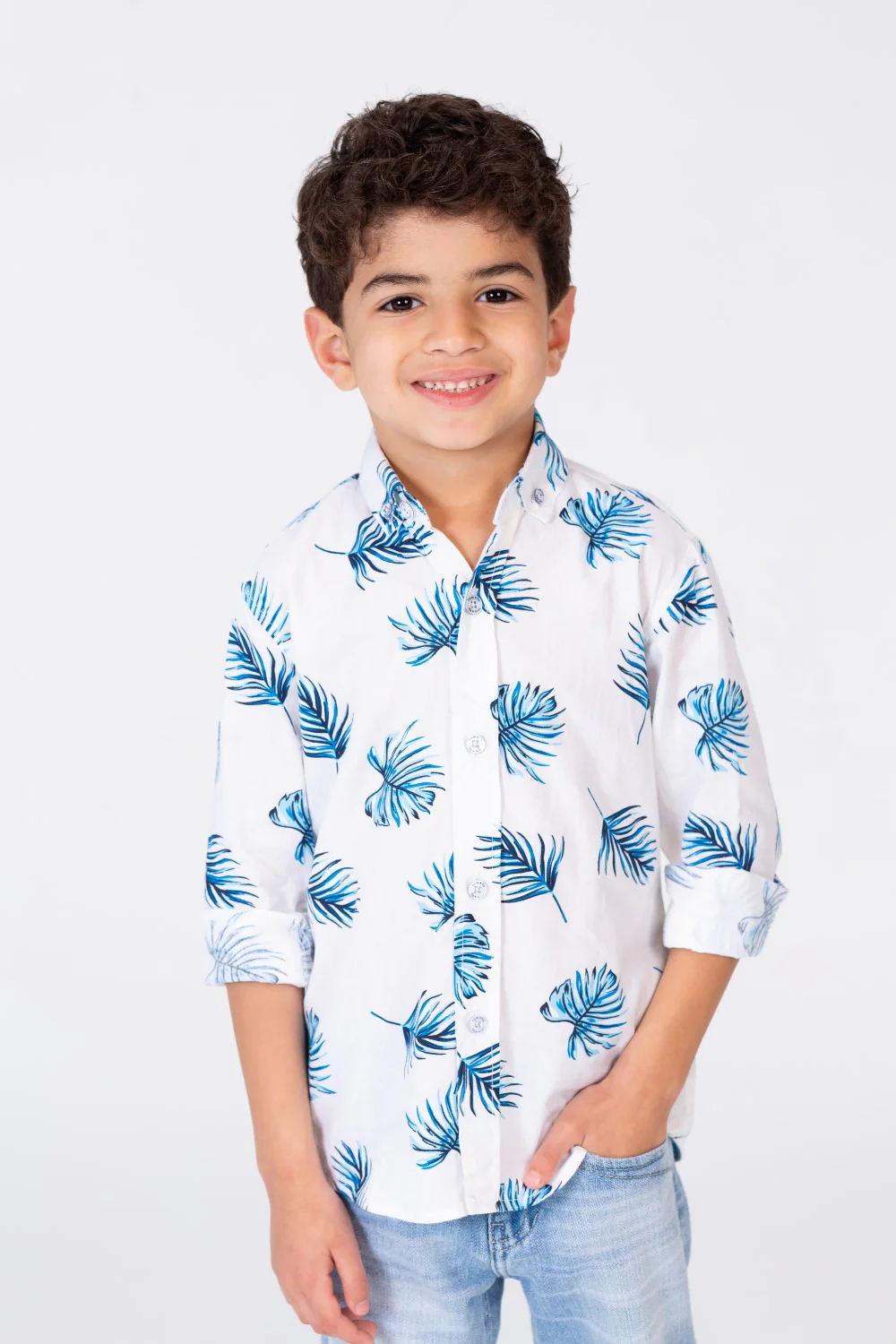 Boys Shirt In Trendy Summer Colors With A Material That Suits Every Day - Image 6