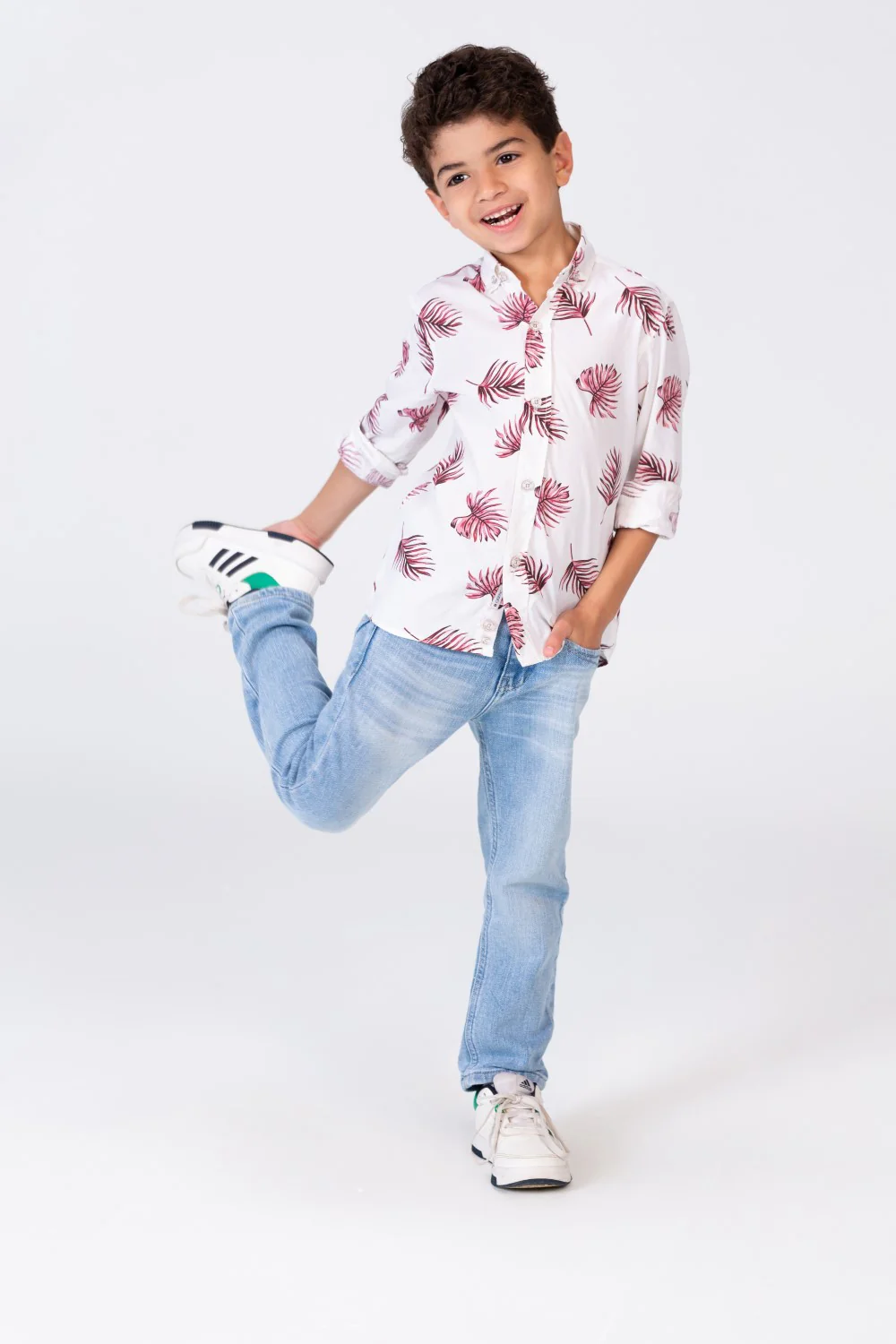 Boys Shirt In Trendy Summer Colors With A Material That Suits Every Day - Image 7