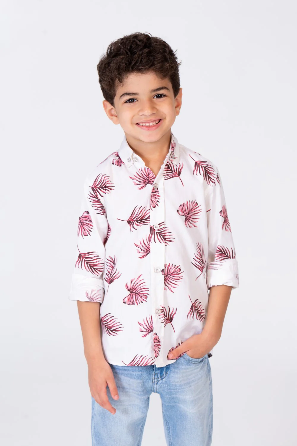 Boys Shirt In Trendy Summer Colors With A Material That Suits Every Day - Image 9