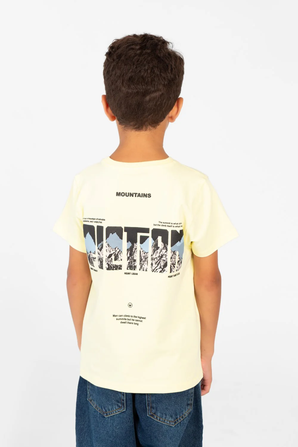 Boy's Short Sleeve Back Graphic Print T-Shirt - Image 10