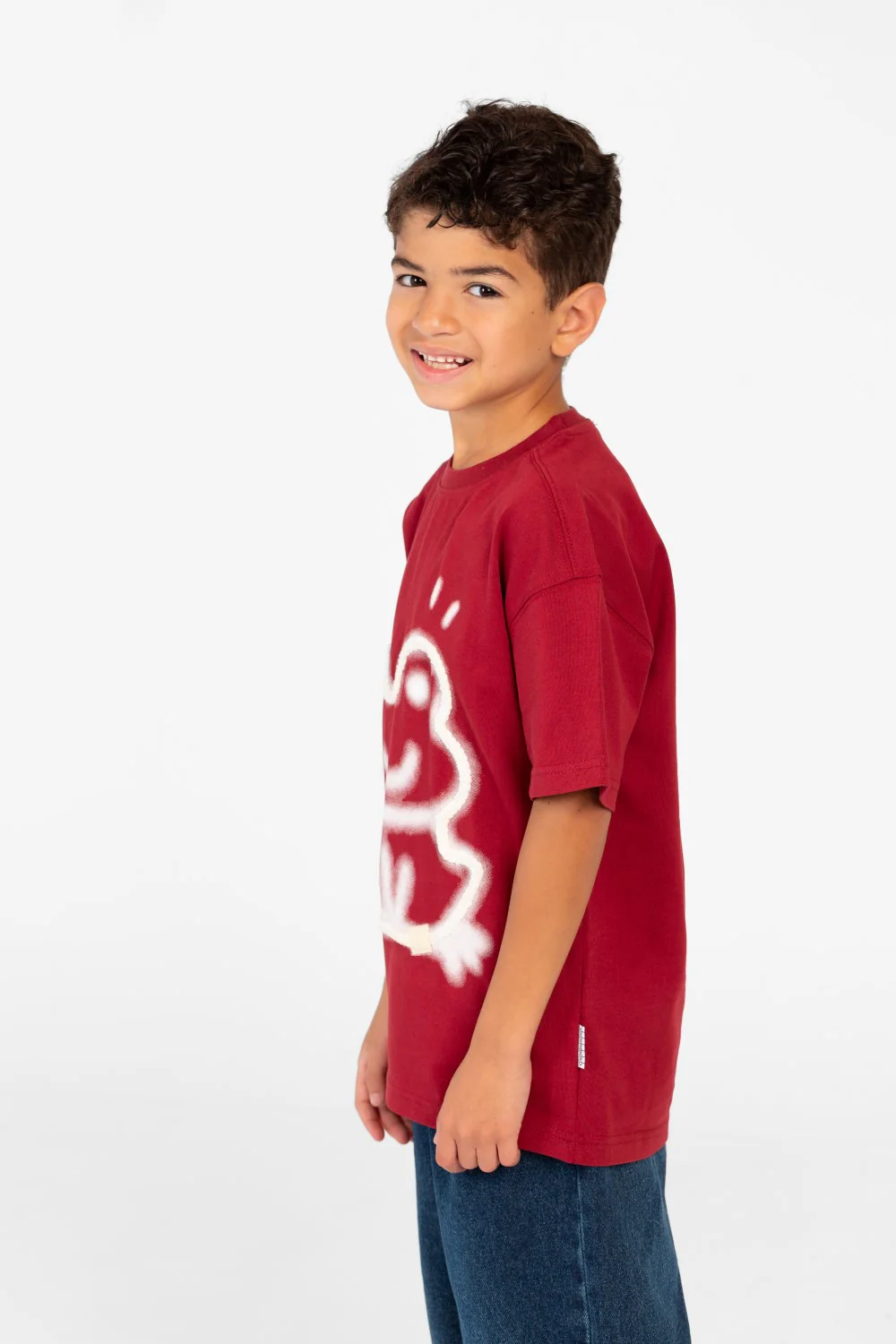 Boy's Short Sleeve Graphic Print Front T-Shirt - Image 11