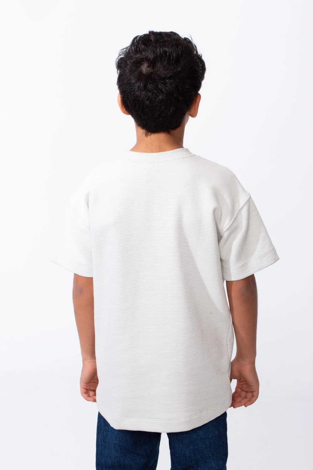 Boy's Short-Sleeve T-Shirt Dual-Tone Design Knit Fabric Crew Neckline Sporty Look Slim Fit Tomato Store - Image 10