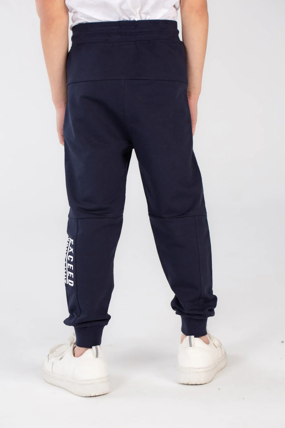 Boy's Side Printed Slim Fit Elasticated Waist Sports Sweatpants - Image 5