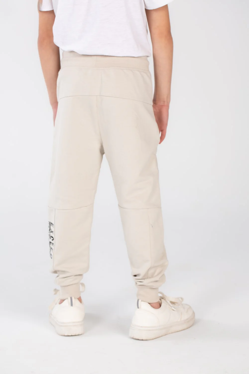 Boy's Side Printed Slim Fit Elasticated Waist Sports Sweatpants - Image 8