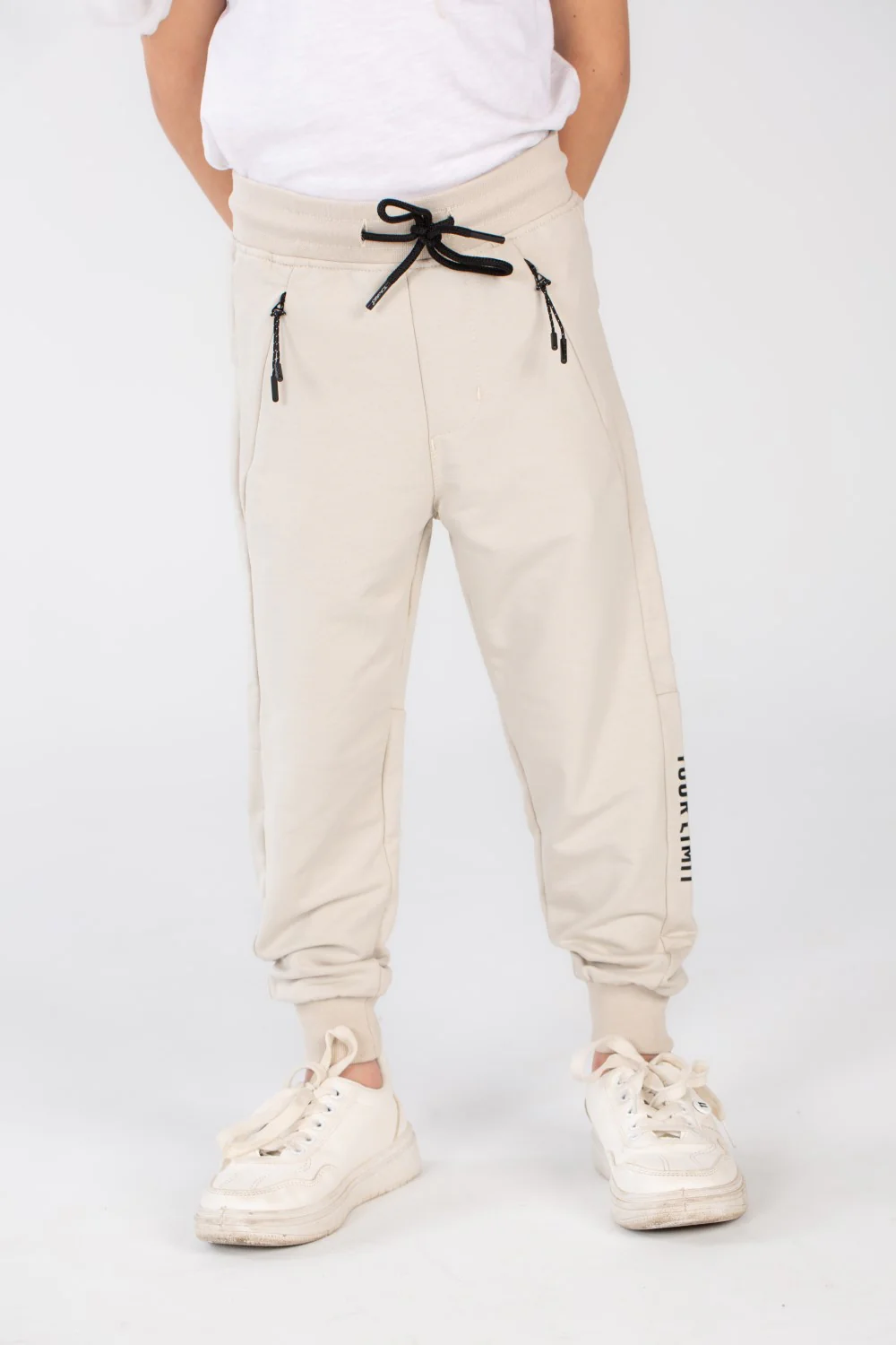 Boy's Side Printed Slim Fit Elasticated Waist Sports Sweatpants - Image 9