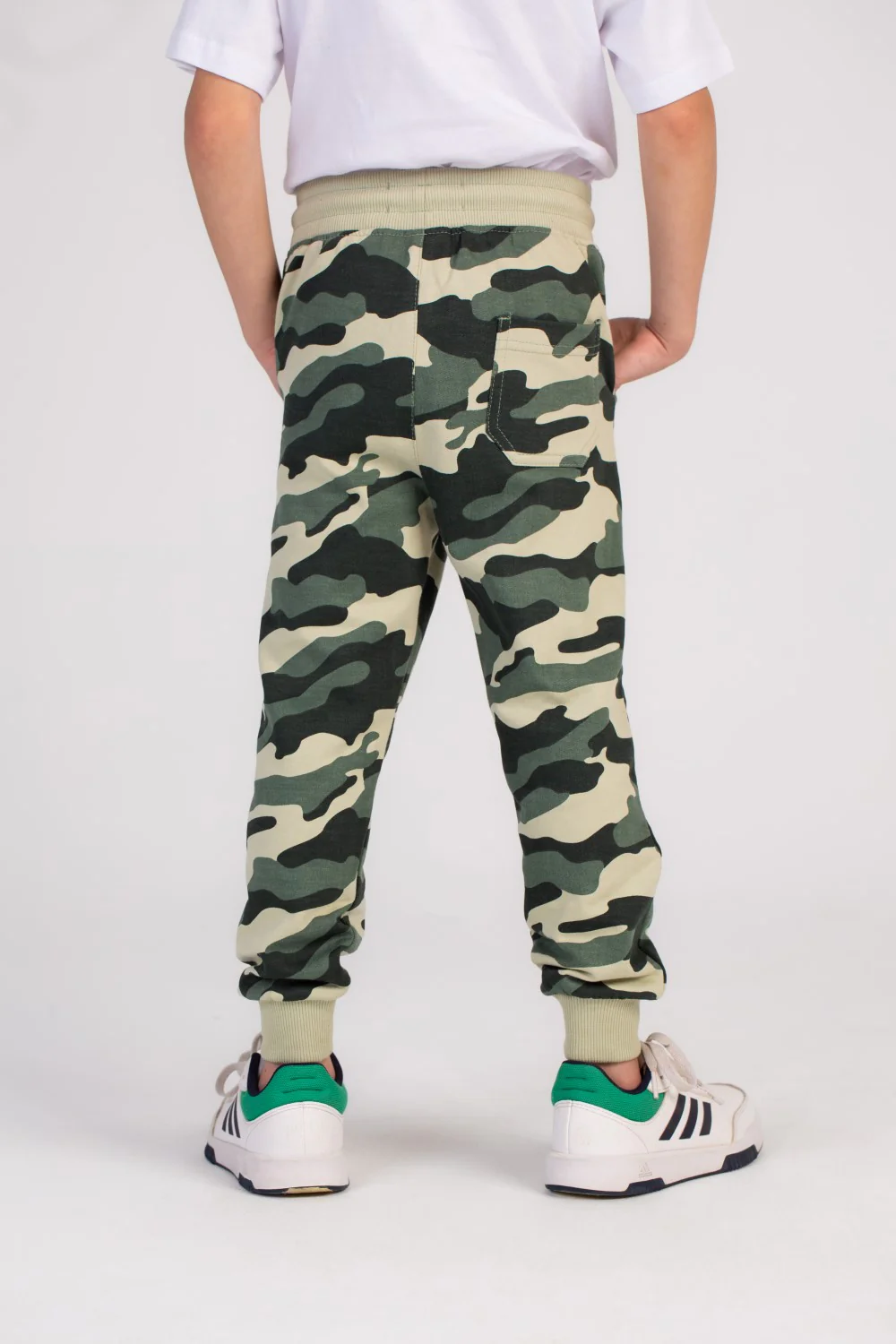 Boy's Slim Fit Army Baggy Sports Soft Melton Camouflage Sweatpants Perfect For Active Kids - Image 5