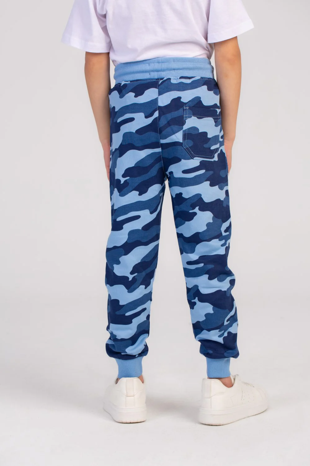 Boy's Slim Fit Army Baggy Sports Soft Melton Camouflage Sweatpants Perfect For Active Kids - Image 8