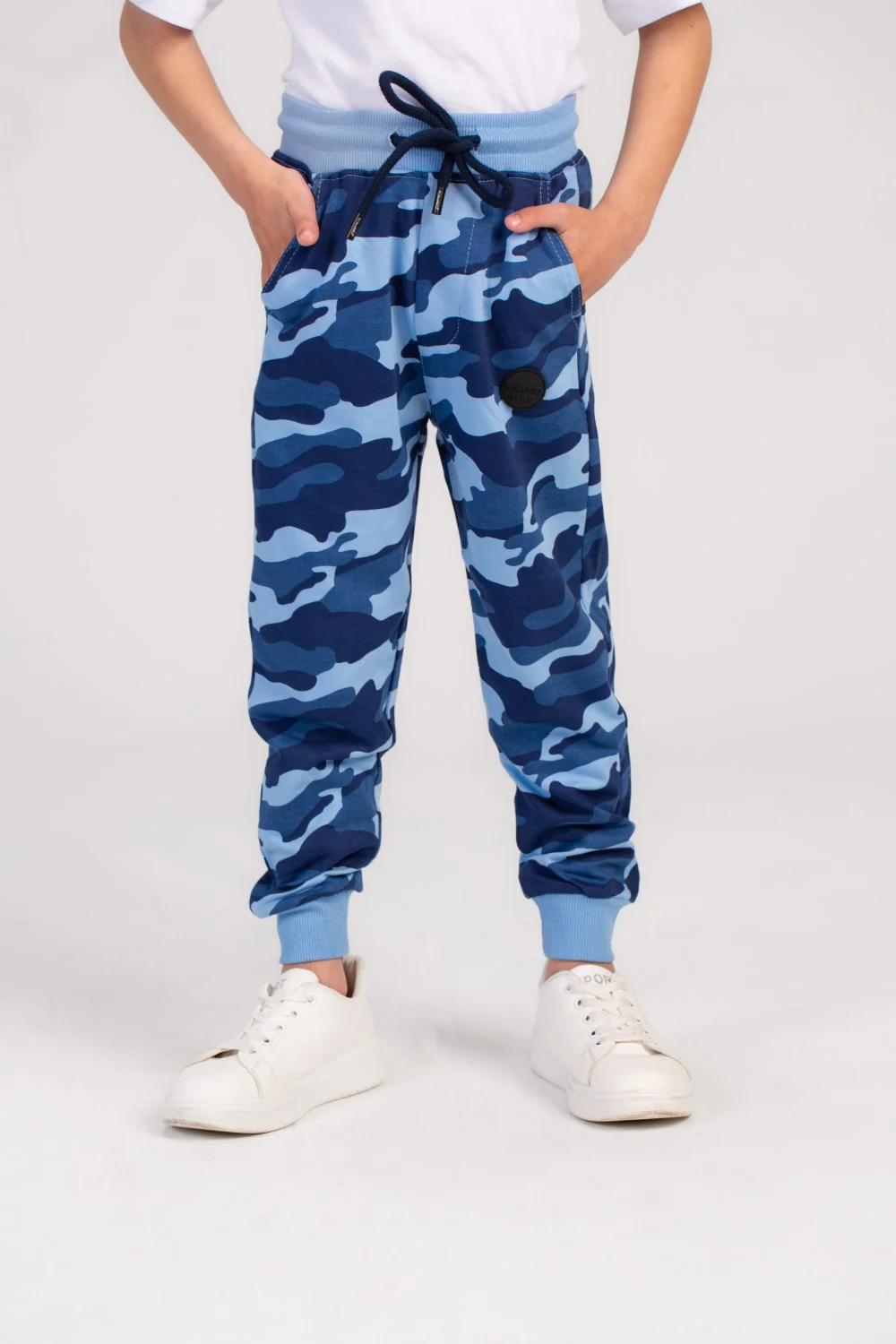 Boy's Slim Fit Army Baggy Sports Soft Melton Camouflage Sweatpants Perfect For Active Kids - Image 9