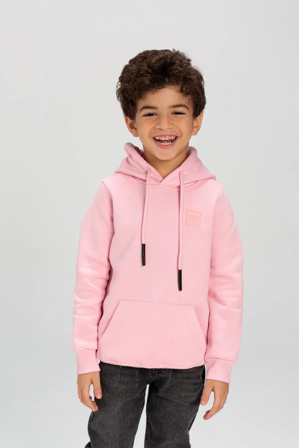 Boy's Slim Fit Hoodie Made Of Comfort Melton Padded Basic Sweatshirt - Image 24