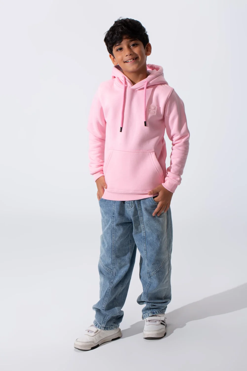 Boy's Slim Fit Hoodie Sweatshirt With A Front Kangaroo Pocket And Long Sleeves - Image 12