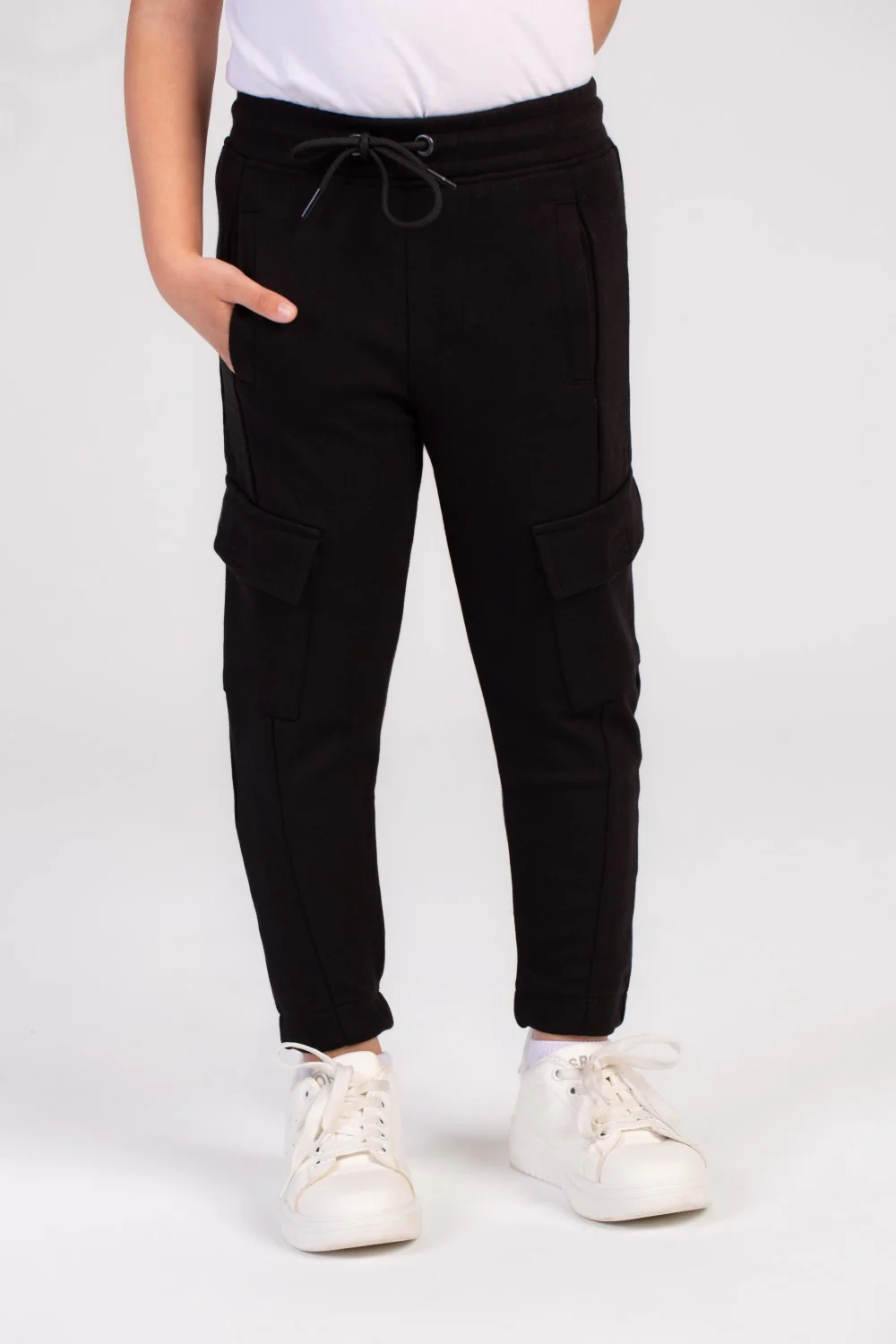 Boy's Slim Fit Unique Cut Basic Sports Baggy Sweatpants Versatile For Any Occasion - Image 5
