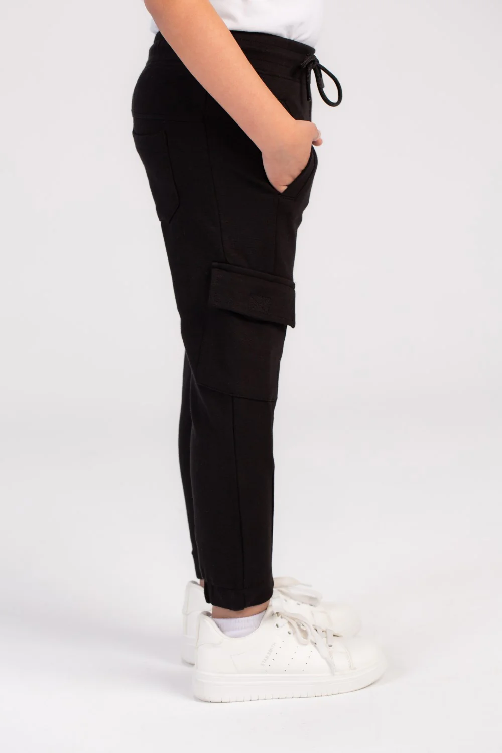Boy's Slim Fit Unique Cut Basic Sports Baggy Sweatpants Versatile For Any Occasion - Image 7