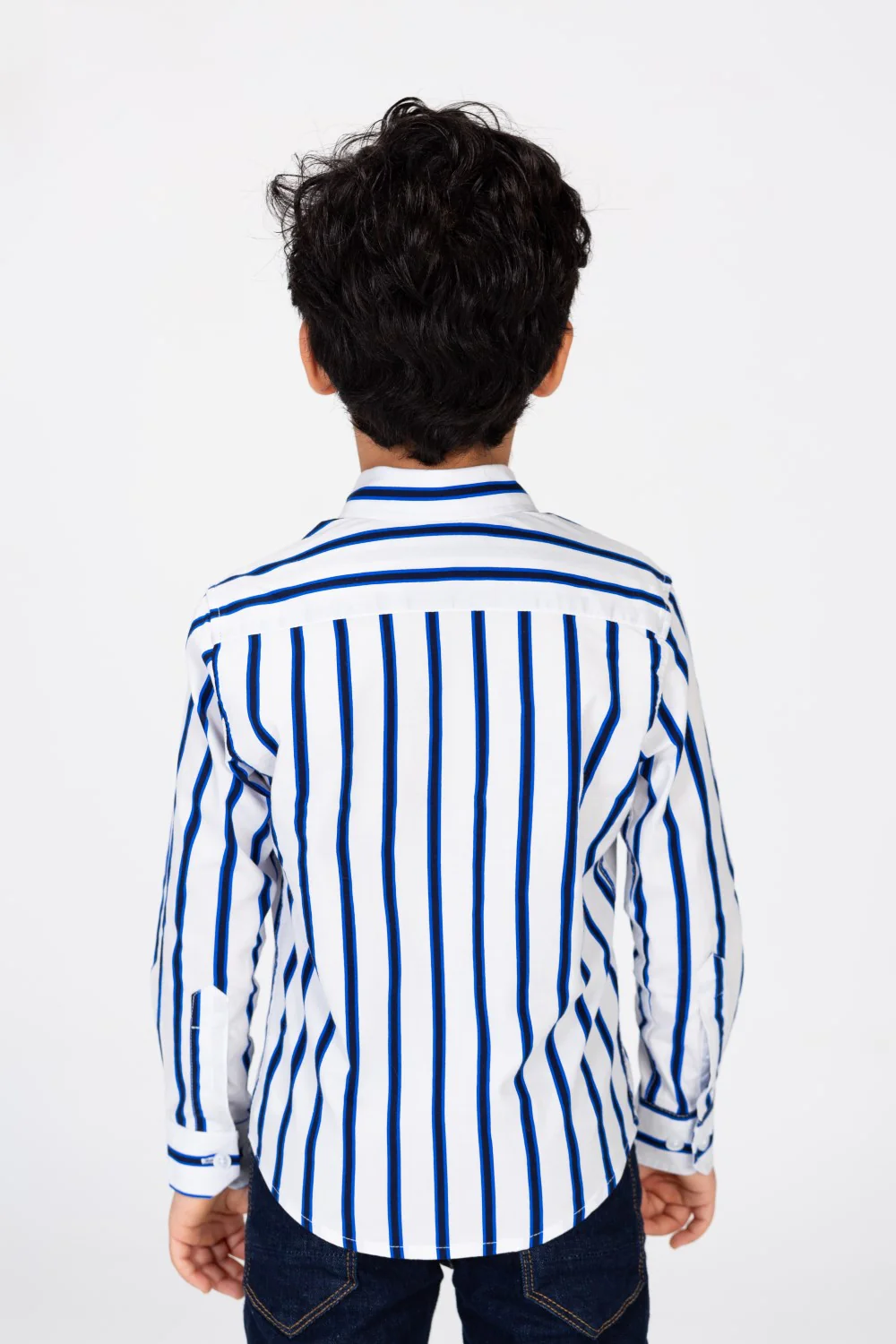 Boys Small Striped Colorful Shirt - Image 5