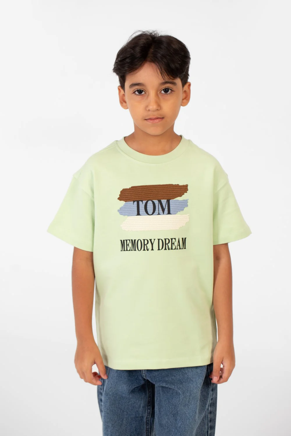 Boy's Summer Milton Oversized Short Sleeve Text Print T-Shirt - Image 5