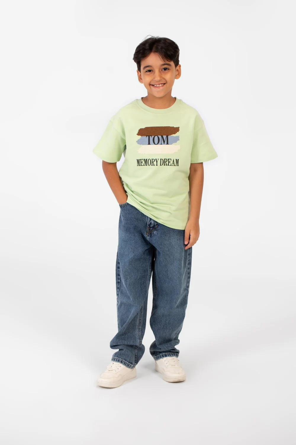 Boy's Summer Milton Oversized Short Sleeve Text Print T-Shirt - Image 8
