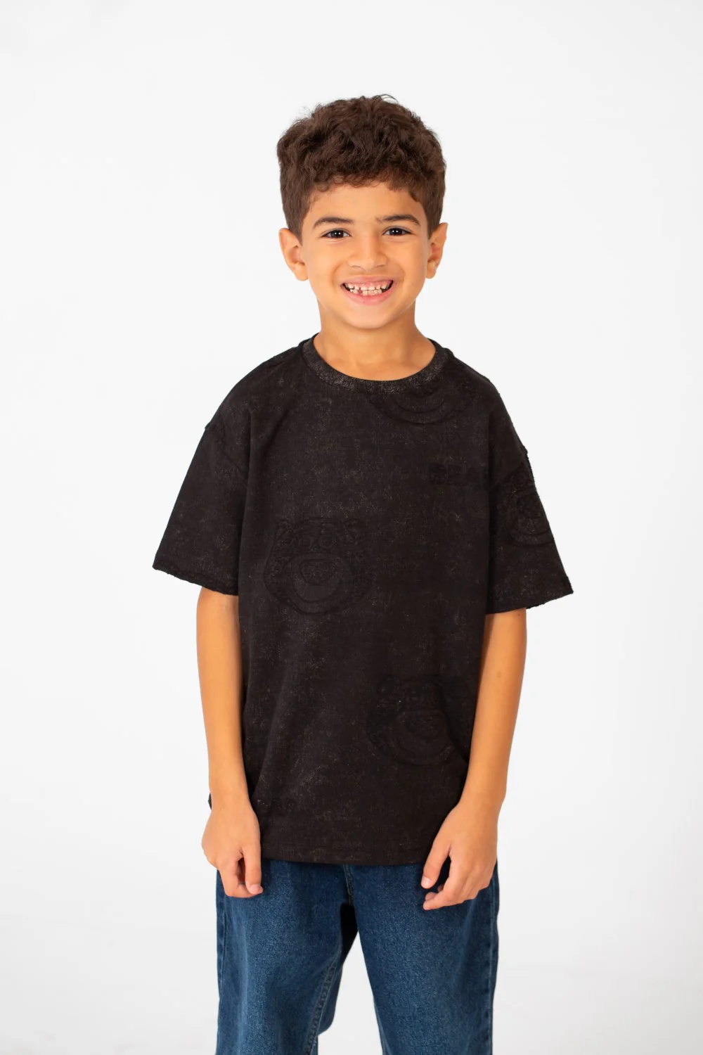 Boy's Summer Oversized Short Sleeves Round Neck High Quality T-Shirt