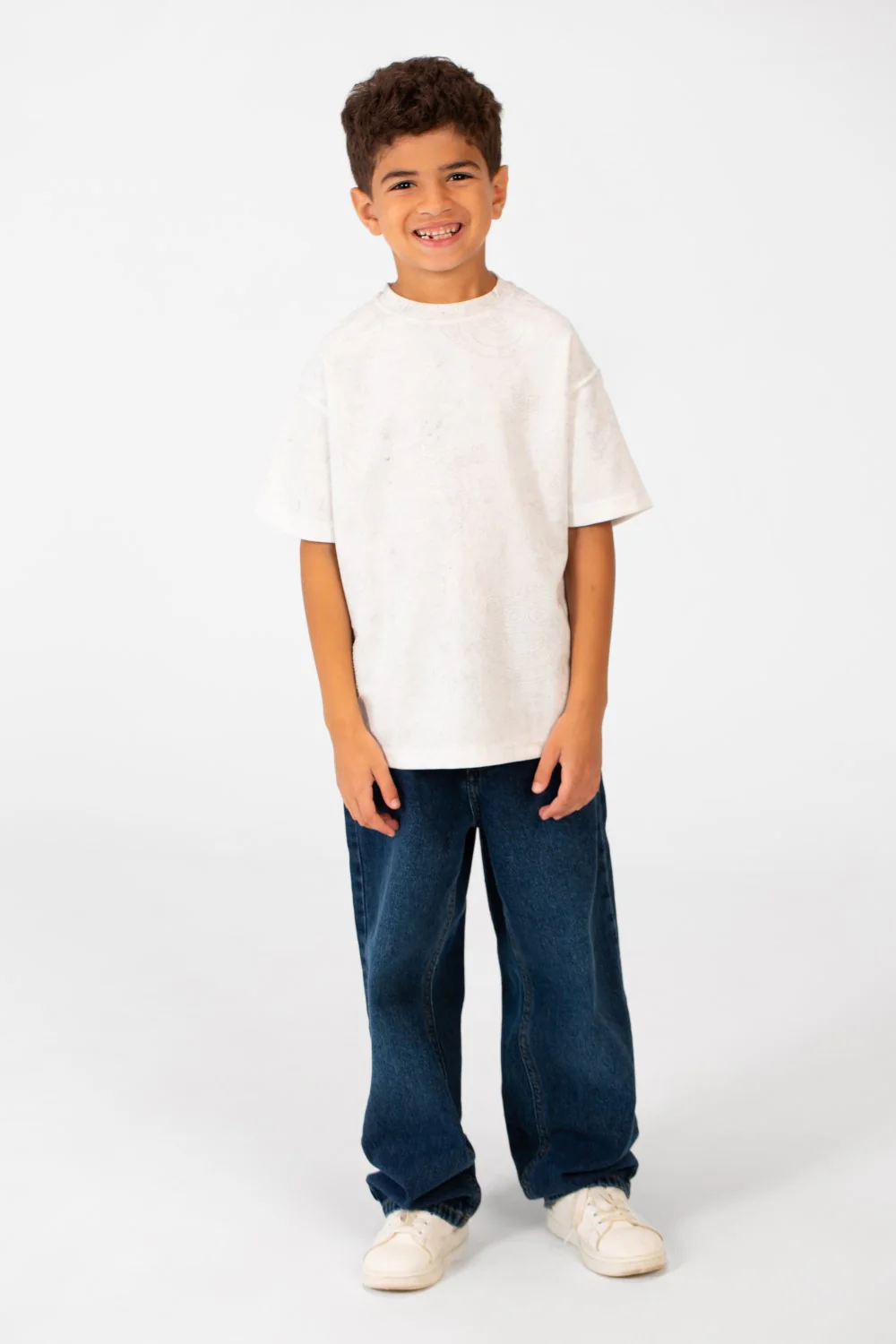 Boy's Summer Oversized Short Sleeves Round Neck High Quality T-Shirt - Image 12