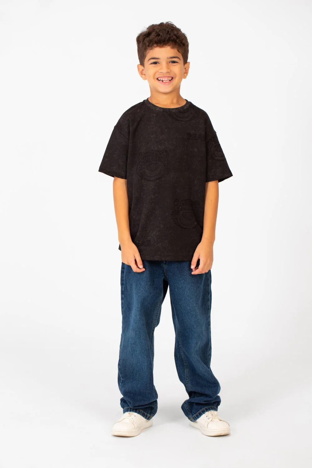Boy's Summer Oversized Short Sleeves Round Neck High Quality T-Shirt - Image 4