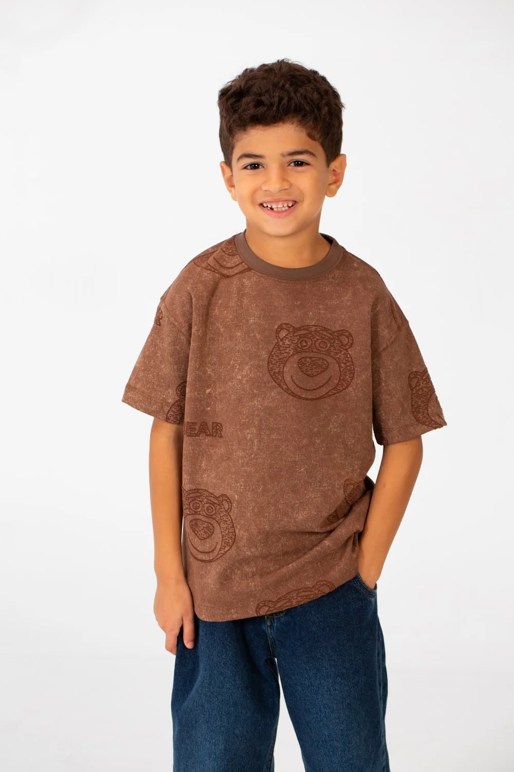 Boy's Summer Oversized Short Sleeves Round Neck High Quality T-Shirt - Image 5