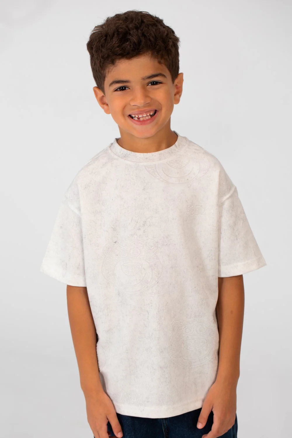 Boy's Summer Oversized Short Sleeves Round Neck High Quality T-Shirt - Image 9