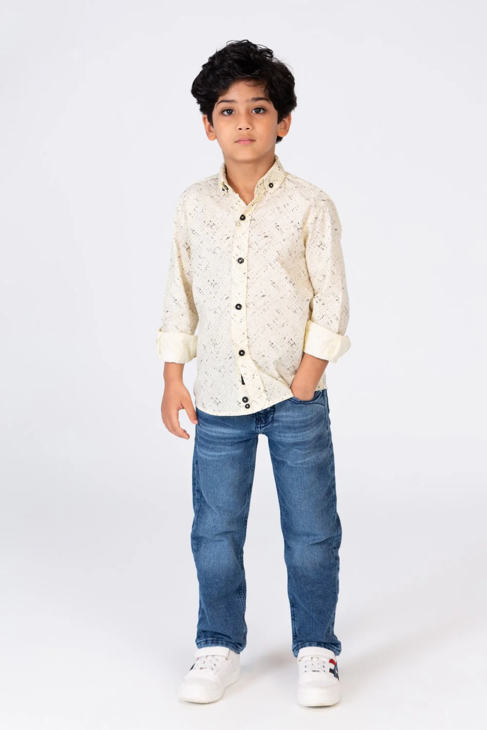 Boys Summer Shirt Printed With Practical Material - Image 10
