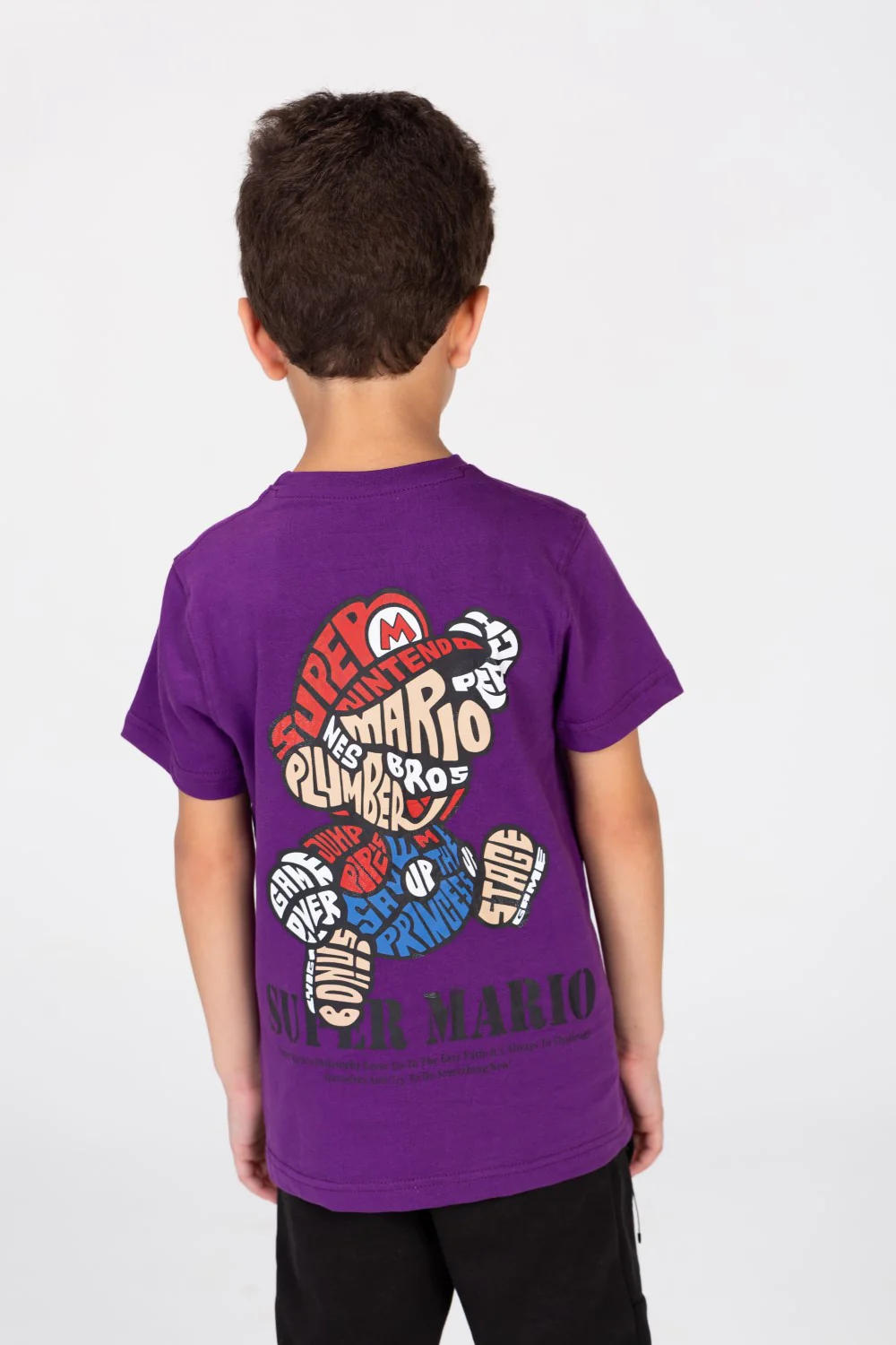 Boys Super Mario Printed T-Shirt - Image 5