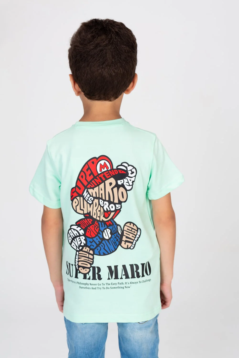 Boys Super Mario Printed T-Shirt - Image 8