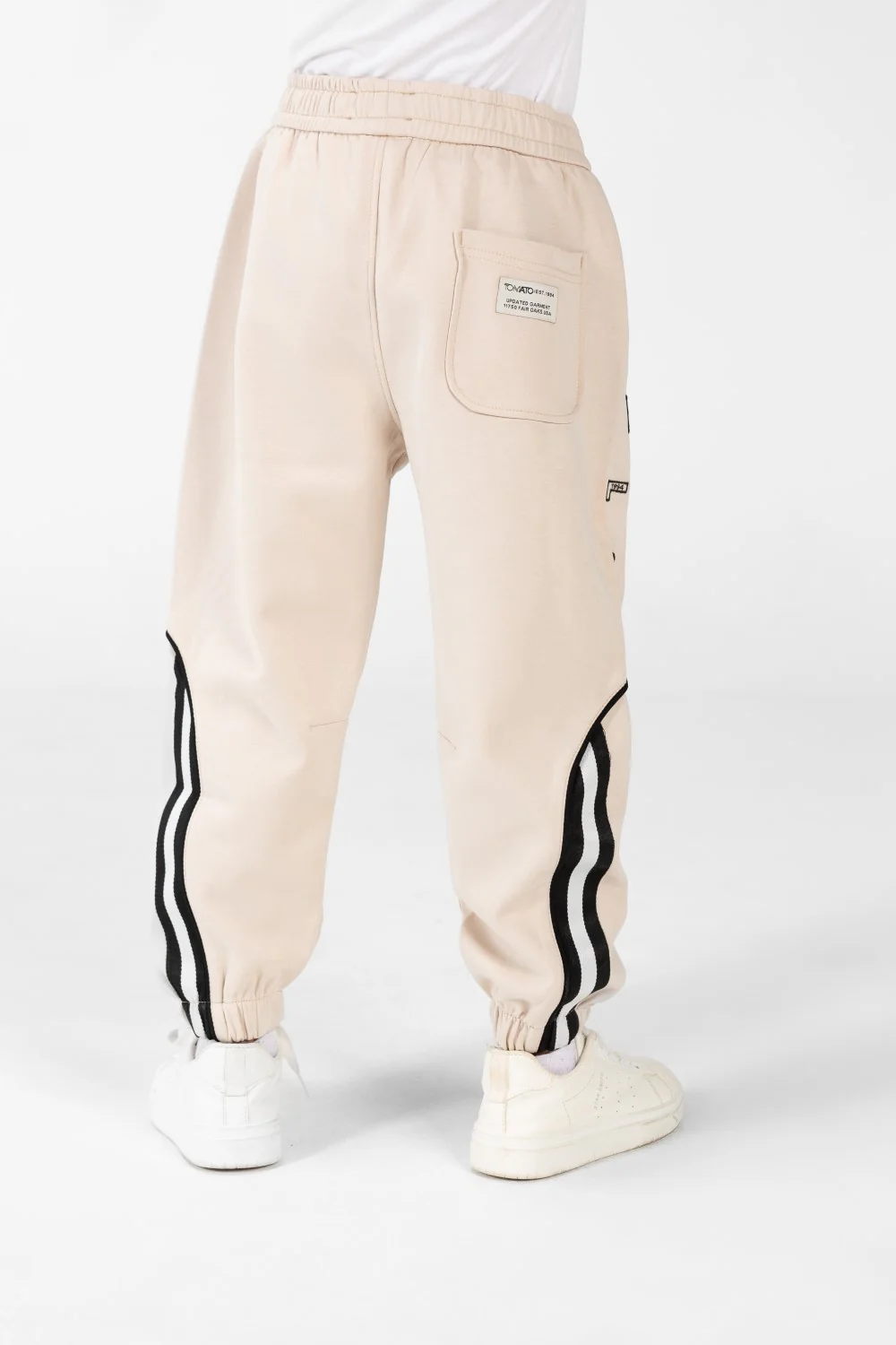 Boy's Sweatpants Joggers With Drawstring Closure And Back Pocket - Image 6