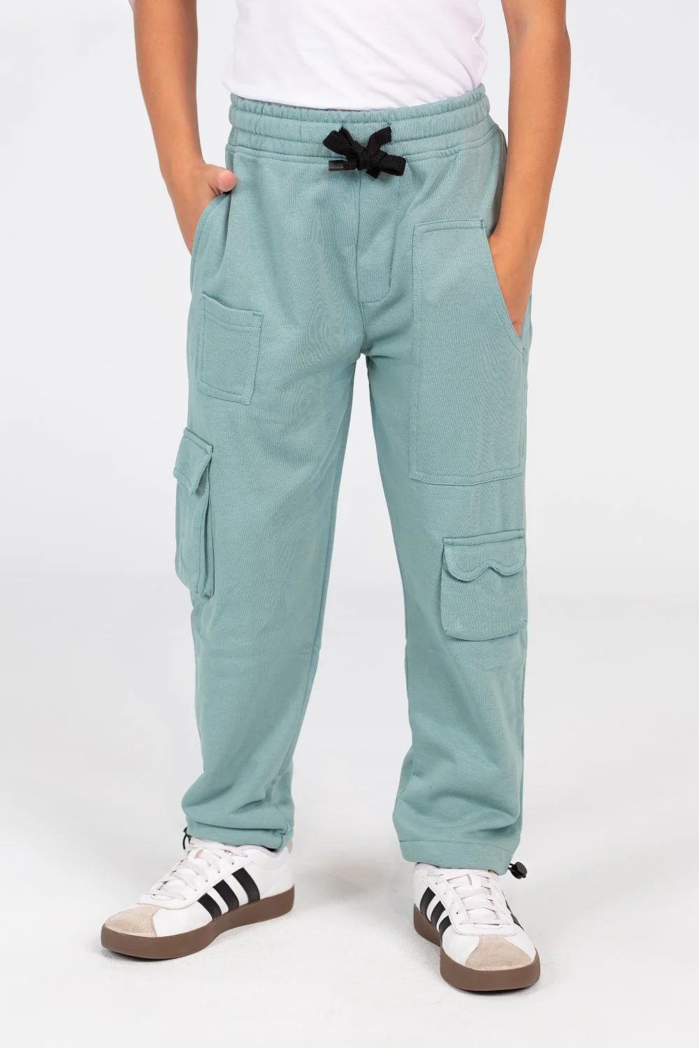 Boy's Sweatpants With A Drawstring And A Unique Cut - Image 7