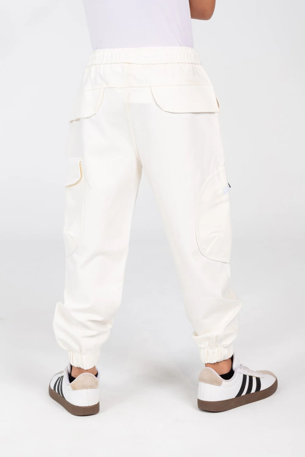 Boy's Sweatpants With Elastic Waistband And Modern Side Pockets - Image 5