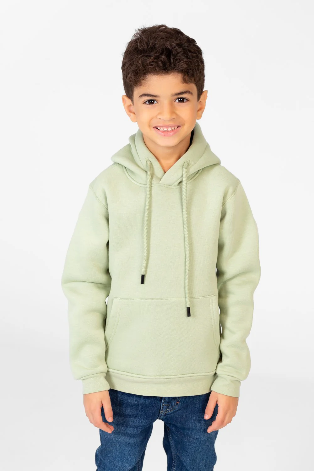 Boy's Sweatshirt With Kangaroo Pocket And Back Print - Image 13