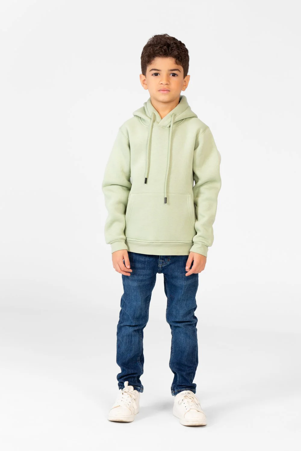 Boy's Sweatshirt With Kangaroo Pocket And Back Print - Image 16