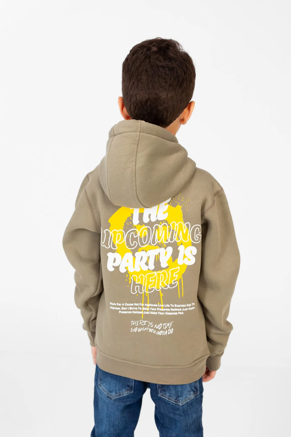 Boy's Sweatshirt With Kangaroo Pocket And Back Print - Image 18
