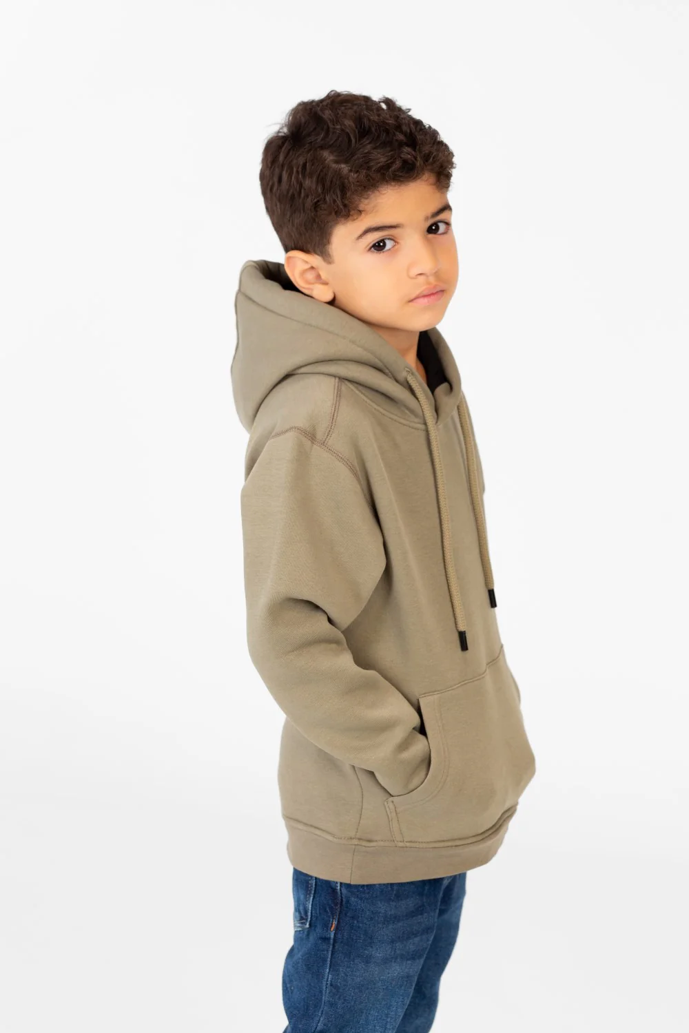 Boy's Sweatshirt With Kangaroo Pocket And Back Print - Image 19